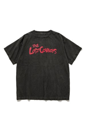 PRINTED TEE -SPRAY- / BLACK (251LM-CT14)