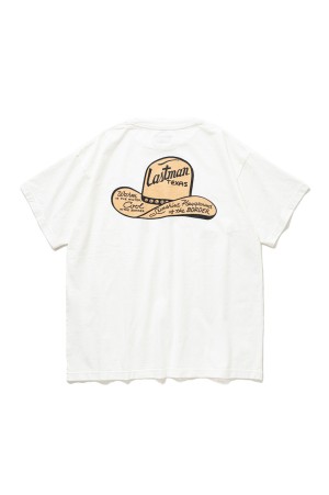 PRINTED TEE -WESTERN HAT- / WHITE (251LM-CT17)