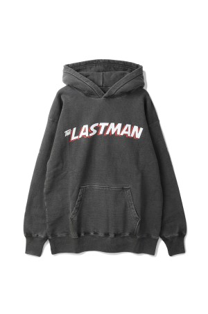 PRINTED HOODIE -COMIC- / BLACK (251LM-CT24)