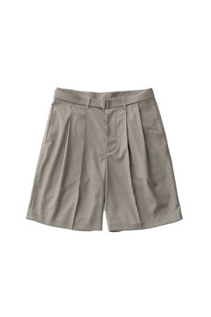 Hemingway Belted Shorts - Bamboo (AODMPT001)
