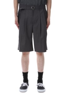 Hemingway Belted Shorts - Heather Gray (AODMPT001)