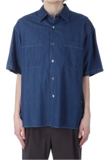 Writer Denim Shirt - Indigo (AOESSH006)