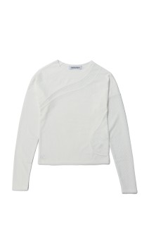 Lace Docking L/S T-Shirt / White (PD25SS_TP10)