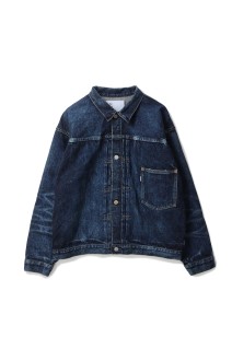 #029 WW II LV T-BACK JACKET / INDIGO (JK-YY-0015)