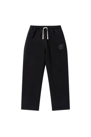 RHINESTONE B EMBLEM SWEAT PANTS / BLACK (BEPSS25PA02)