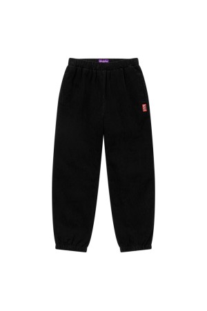 SMALL HWC CORDUROY TRACK PANTS / BLACK (BEPSS25PA04)