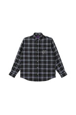 B EMBLEM FLANNEL SHIRT / MULTI (BEPSS25TP05)