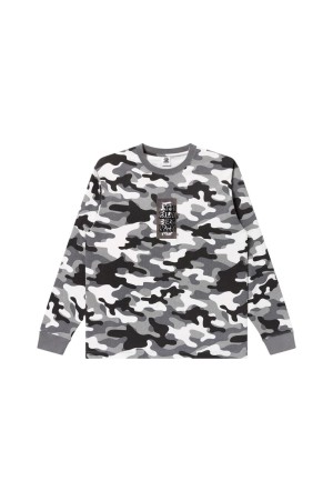HWC CAMO L/S TEE / WHITE CAMO (BEPSS25LT02)