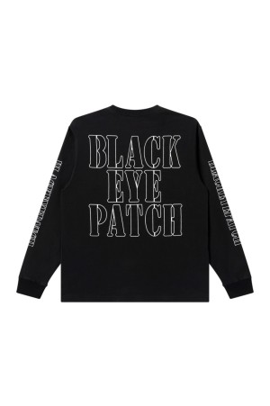 STENCIL LOGO L/S TEE / BLACK (BEPSS25LT03)