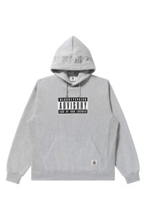 ADVISORY LABEL HOODIE / ASH (BEPSS25CS30)