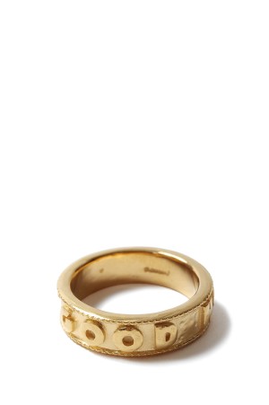 ENGRAVED RING GOOD HUMORIST - GOLD (A-120)