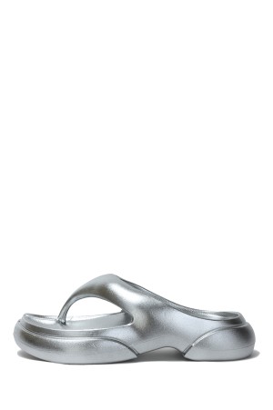 New Flipflop Coating / Metal Line - SILVER (paes-04) (〜24cm)