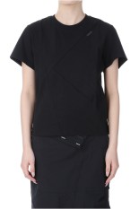 CUT POINT SMALL LOGO TOP IN BLACK - BLACK (KM2411TS002M)