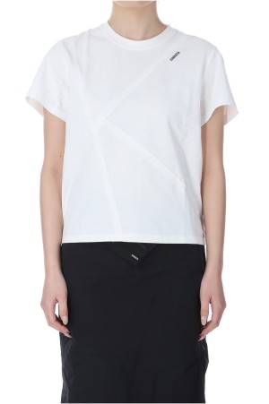 CUT POINT SMALL LOGO TOP IN WHITE - WHITE (KM2411TS002M)