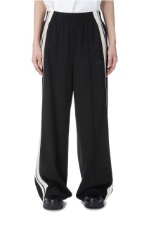 SIDE COLOR POINT TRACK PANTS IN BLACK - BLACK (KM2434PT004M)