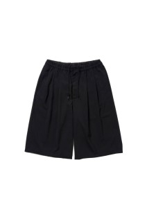 T/W 2 Tuck Easy Shorts / Black (CTE-25S103-PLAIN)
