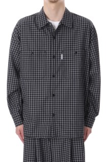 T/W Work L/S Shirt / Gingham Check (CTE-25S401-CHECK)