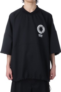 Polyester Twill S/S Football Top / Black (CTE-25S307)