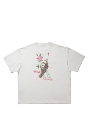 Print S/S Tee (Wild Honey) / White (CTE-25S335)