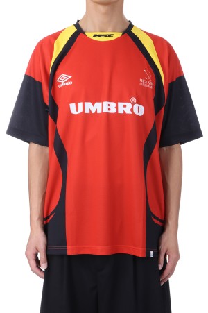 Moto Soccer Jersey by UMBRO / Red (25SS-MS3-021)