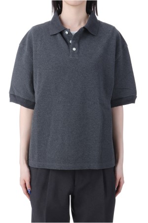 WIDE POLO SHIRT - C.GRAY (25MMSCU09)