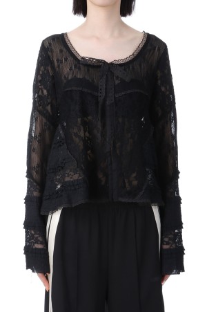 Lace Docking Cardigan - BLACK (21251315806)
