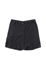 Eyelet Lace Shorts - CHARCOAL GRAY (31251665602)