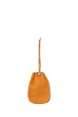 DEER SKIN DRAWSTRING / YELLOW