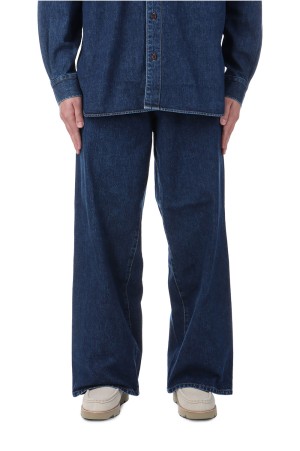 WIDE FIT DENIM PANT / INDIGO (P003)