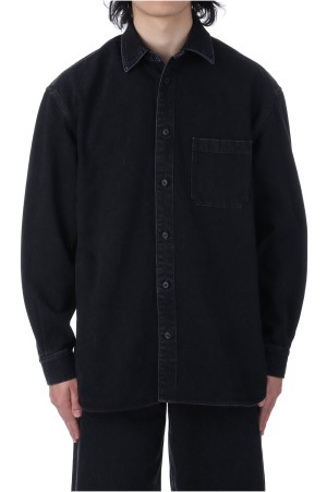 OVER SHIRT JACKET / BLACK (J002)