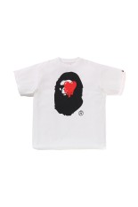 x BAPE FACE SS TEE / WHITE (EU-HR8-0000-C30)