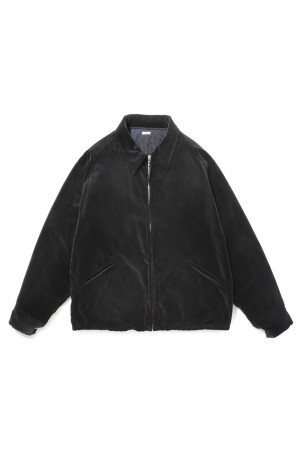 Vintage Souvenir Velour Jacket - BLACK (25AAP-01-22)