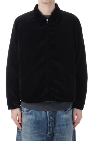 Vintage Souvenir Velour Jacket - BLACK (25AAP-01-22)