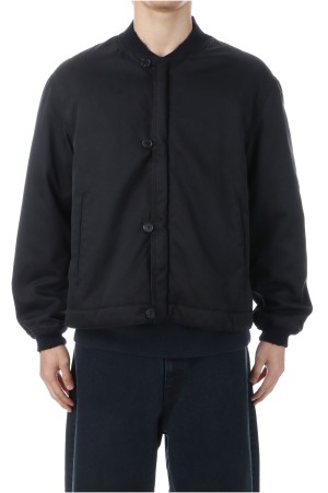 Vintage Silk Bomber Jacket - BLACK (25AAP-01-27)