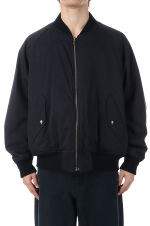 Silk Padding Jacket - BLACK (25AAP-01-29)