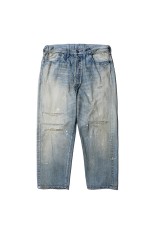 No.37 Washed Wide Denim Pants - BLEACH (25AAP-04-40)