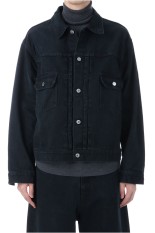 2nd Type Black Denim Jacket - BLACK (25AAP-01-40)