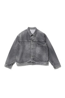 Vintage Gray Denim Jacket - GRAY (25AAP-01-41)