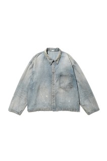 Vintage US Navy Denim Jacket - BLEACH (25AAP-01-43)