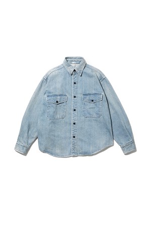Vintage Denim CPO Shirt - BLEACH (25AAP-02-05)