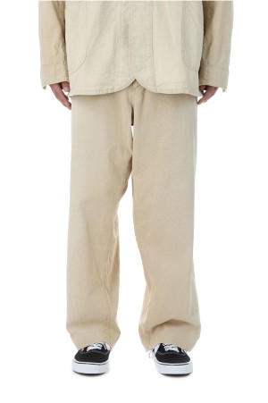 Vintage Pin Check Work Pants - BEIGE (25AAP-04-23)