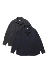 Wool Skipper Shirt - NAVY (25AAP-02-11)
