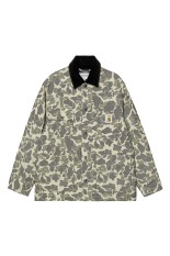 TAPESTRY CHORE COAT / Camo Duck Jacquard Green / Tobacco (I0353293CKXX)