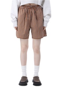 Stripe Half Pants - CAMEL (12520701)