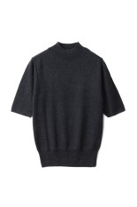 Halfsleeve Highgauge Knit - CHARCOAL GRAY(12520513)