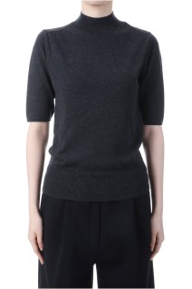 Halfsleeve Highgauge Knit - CHARCOAL GRAY(12520513)