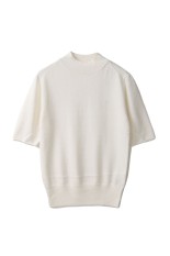 Halfsleeve Highgauge Knit - ECRU (12520513)