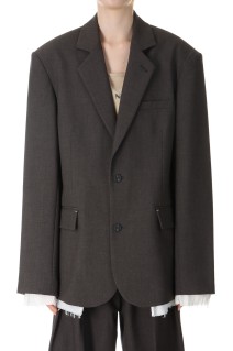 Over Shoulder Jacket - CHARCOAL GRAY(12420102)