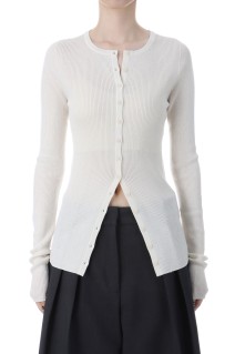Silkwool Knit Cardigan - ECRU (12520501)