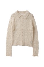 Mohair Crochet Knitshirts - IVORY (12520511)